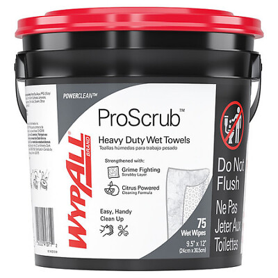 #ad Kimberly Clark Professional 91371 Proscrub Hand Cleaning Wet Wipes Heavy Duty