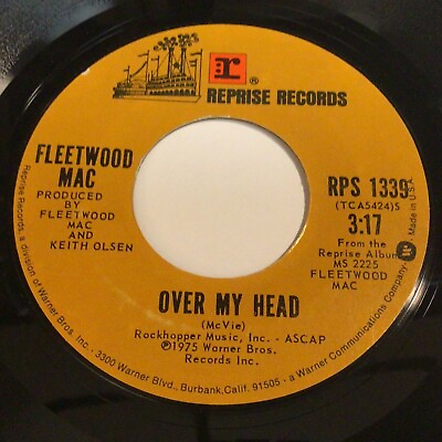 #ad Fleetwood Mac Over My Head I#x27;m So Afraid 45 Reprise Records RPS 1339