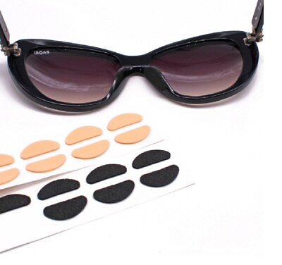 #ad 5 Pair Anti Slip Foam Nose Pad for Eyeglasses Stick On for Sunglasses amp; Glasses