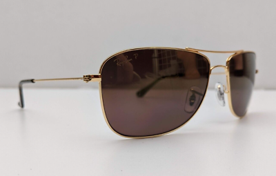 #ad Custom Made in Italy Ray Ban RB3543 001 6B Sunglasses 59 16 140 KAD149
