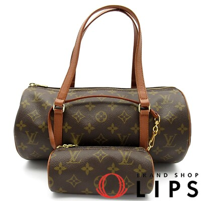 #ad Louis Vuitton Papillon 30 M51365 Ladies Handbag Brown Out Of Print Used