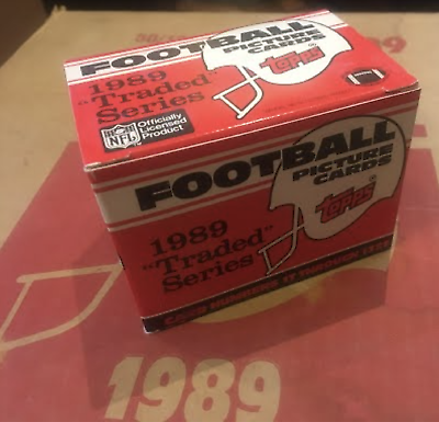 #ad 1989 topps Football Traded Series complete set from fresh case Barry amp; Aikman RC