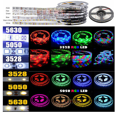 #ad Wholesale LED Strip Lights 3528 5050 5M 10M 15M 20M RGB SMD 12V Roll Waterproof