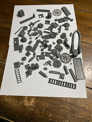#ad 28mm greebles bits kit bashing Scifi Legion Terrain 100pcs 3d printed A