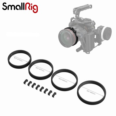#ad SmallRig 72 74mm 75 77mm 78 80mm 81 83mm Seamless Focus Gear Ring Kit 4187