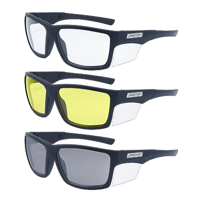 #ad Safety Glasses Side Shields with Black Frame Z87 LS 561 Jorestech