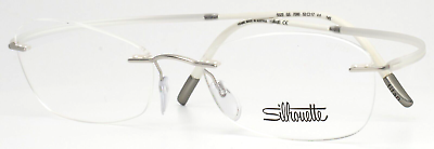#ad SILHOUETTE 5523 GS 7000 Silver Womens Cat Eye Eyeglasses 52 17 145 B:31.9