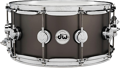 #ad Collector#x27;S Series Metal Snare Drum 6.5 X 14 Inch Satin Black over Brass