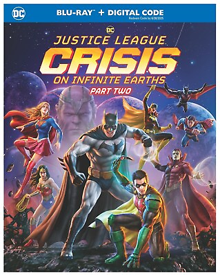 #ad Justice League Crisis on Infinite Earths Part 2 Blu ray NEW