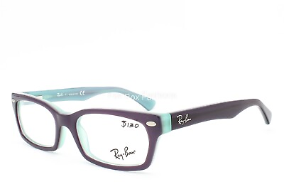 #ad Ray Ban RB 1533 3598 Eyeglasses Glasses Purple on Blue 47 16 130 Kids Size