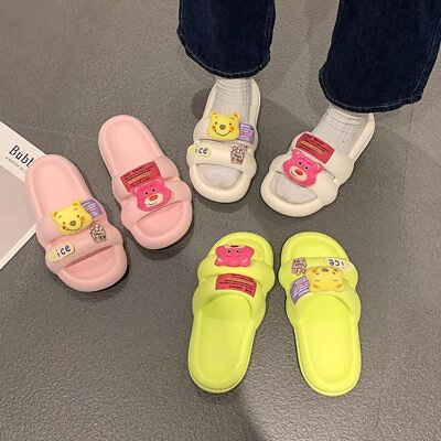 #ad Adorable Pillow Slides Anti Slip Sandals Ultra Soft Slippers Indoor Outdoor Shoe