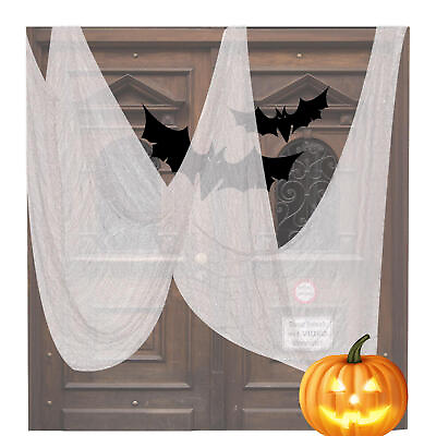 #ad Halloween Gauze Creepy Cloth Netting Spider Web Horror House Party Decor $8.18