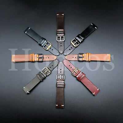 #ad 18 MM Replacement Watch Vintage Leather Strap Fits for Timex Men#x27;s Q7B747 T20461