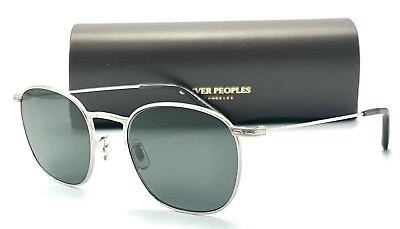 #ad NEW OLIVER PEOPLES GOLDEN OV1285ST 5036PT SILVER AUTHENTIC SUNGLASSES 52 20 W CA