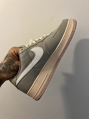 #ad nike by you air force 1 Gray Pink