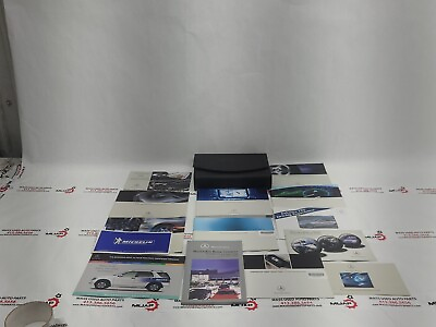#ad USED 2002 2003 MERCEDES CL OWNERS MANUAL CASE WALLET HANDBOOK FOLDER 121118A