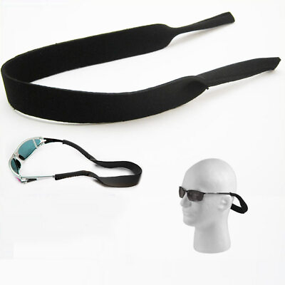 #ad Eyeglass Sunglass Neoprene Fishing Retainer Cord Eyewear Strap Holder Band 15quot; B