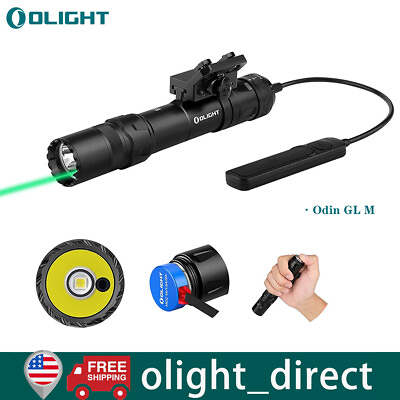 #ad Olight Odin GL M 1500 Lumens MLOK Mount Rechargeable Tactical Flashlight Black