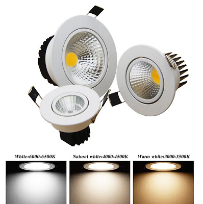#ad Dimmable COB LED Downlight Spotlight Recessed Ceiling Lamp 7 9 15 20W 110V 240V $169.09