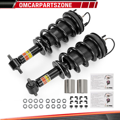 #ad Pair Front Loaded Quick shock Struts Magnetic Ride for 2015 20 Cadillac Escalade