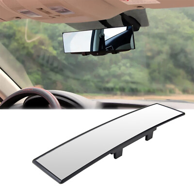 #ad Universal 300MM Interior Clear On Convex Clip Rear Mirror Wide View Angle US EAP