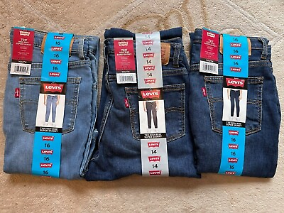 #ad Levi#x27;s Girls#x27; 720 High Rise Super Skinny Fit Jeans Med Dark Size 12 14 16 uPick