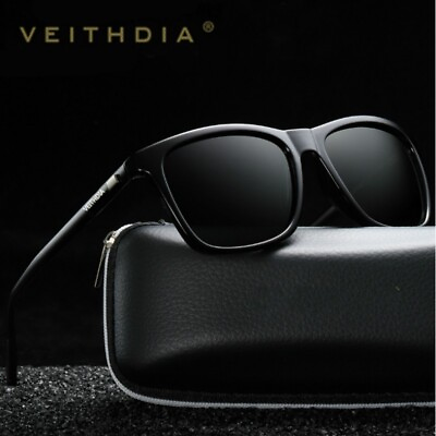 #ad VEITHDIA Aluminum HD Polarized Photochromic Sunglasses Men UV400 Driving Glasses