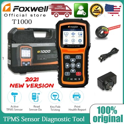 #ad Foxwell T1000 Car TPMS Sensor Diagnostic Activate Trigger Tool Decoder Program