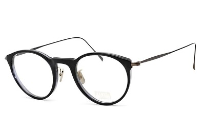 #ad New EYEVAN 748 2023 Square Shiny Black Crystal Eyeglasses Authentic
