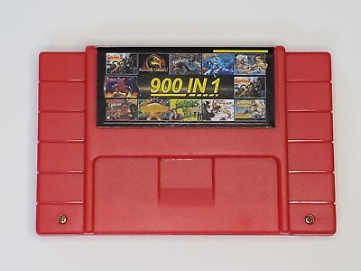 #ad Super DIY Retro 900 in 1 Pro Game Cartridge For 16 Bit Support all USA EUR Japan