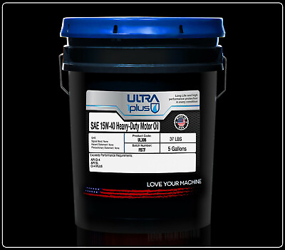 #ad Ultra1Plus 15W 40 Conventional Heavy Duty Motor Oil API CI 4 SL 5 Gallon Pail