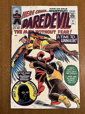 #ad Daredevil #11 Silver Age Marvel Comic Book VG