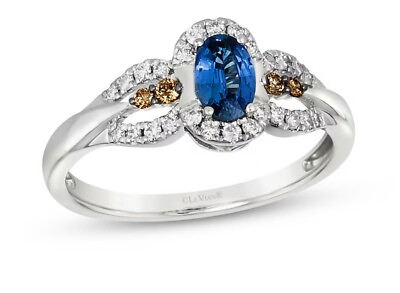 #ad Le Vian Sapphire and Chocolate Diamond Ring