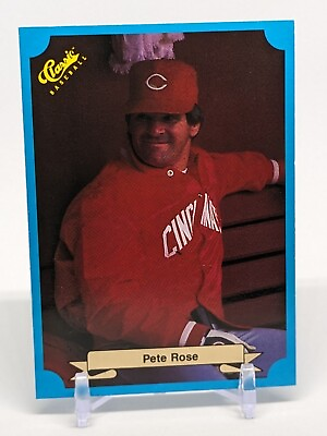 #ad 1988 Classic Blue Pete Rose Cincinnati Reds #226