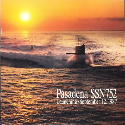 #ad Submarine USS PASADENA SSN 752 LAUNCHING CEREMONY Booklet