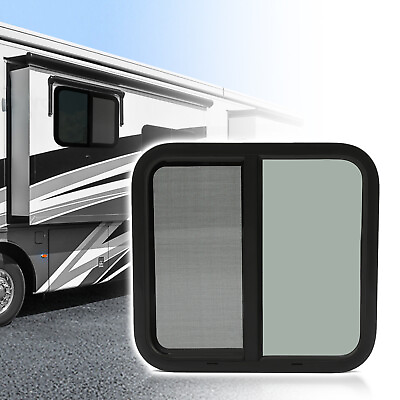 #ad 24quot; Width x 22quot; Height Window Tinted Glass Steel Sliding For RV Camper Trailer $94.00