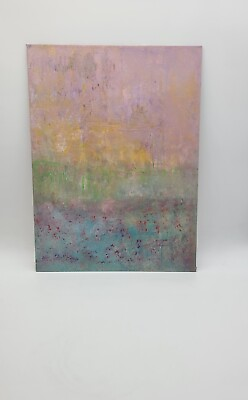 #ad Abstract Landscape Acryli On Board