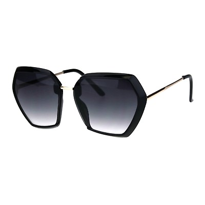 #ad Womens Chic Fashion Sunglasses Unique Square Trapezoid Frame UV 400