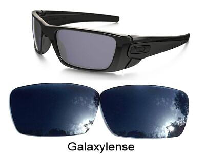 #ad Galaxy Replacement Lenses For Oakley Fuel Cell Sunglasse Black Iridium Polarize