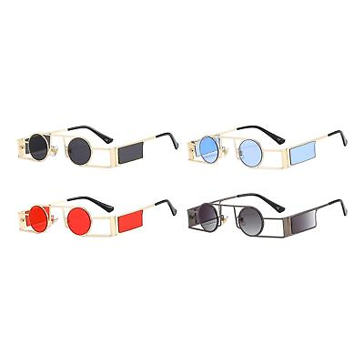 #ad Funky Women Sunglasses Props Metal Frame Gothic Sun Glasses for Party Outdoor