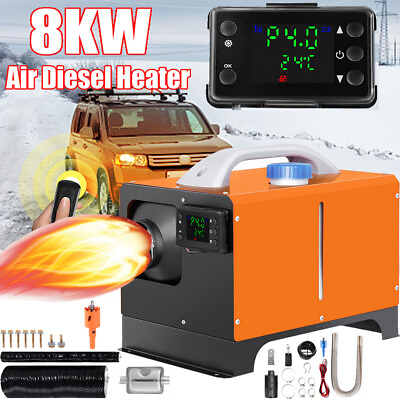 #ad 8KW Diesel Air Heater All in one 12V LCD Remote Control For Car RV Indoors