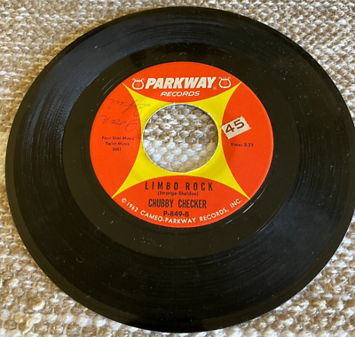 #ad CHUBBY CHECKER 45 LIMBO ROCK POPEYE Parkway 1962 Play tested VG