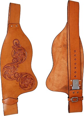 #ad Horse Western Adult Genuine Leather Replacement Saddle Fender