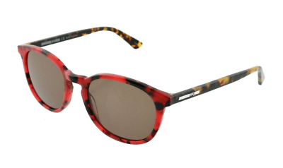 #ad New ALEXANDER MCQUEEN MQ0123S 005 51mm Red Havana Sunglasses $29.90
