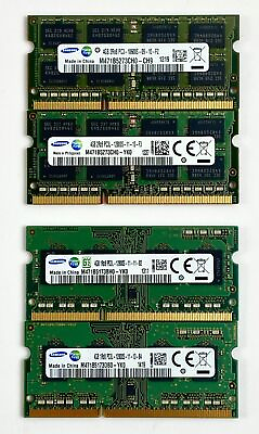 #ad Samsung Memory for Laptop Replacement 4 GB 2Rx8 1RX8 Lot of 4