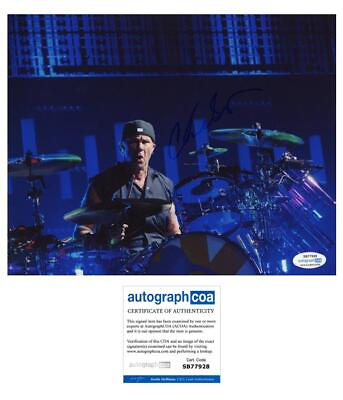 #ad Chad Smith quot;Red Hot Chili Peppersquot; Drummer AUTOGRAPH Signed 8x10 Photo D ACOA