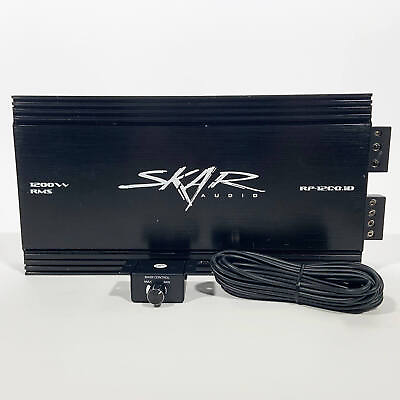 #ad USED SKAR AUDIO RP 1200.1D 1600 WATT MAX POWER CLASS D MONOBLOCK SUB AMPLIFIER