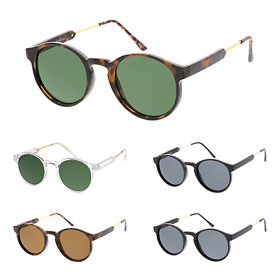 #ad Vintage Round Sunglasses for Women Men Classic Retro Trendy Designer Eyewear