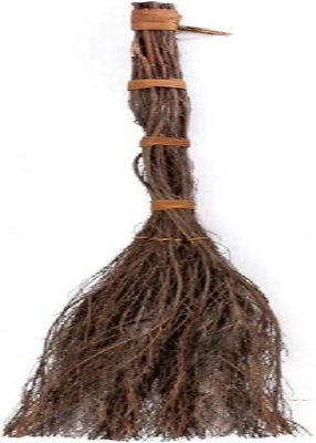 #ad Hand Scented Cinnamon Broom Traditional Heather Broom Rustic Décor 36#x27;#x27;