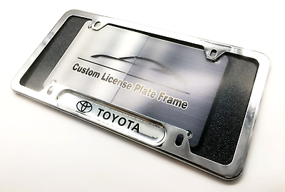 #ad Chrome license plate frame Toyota